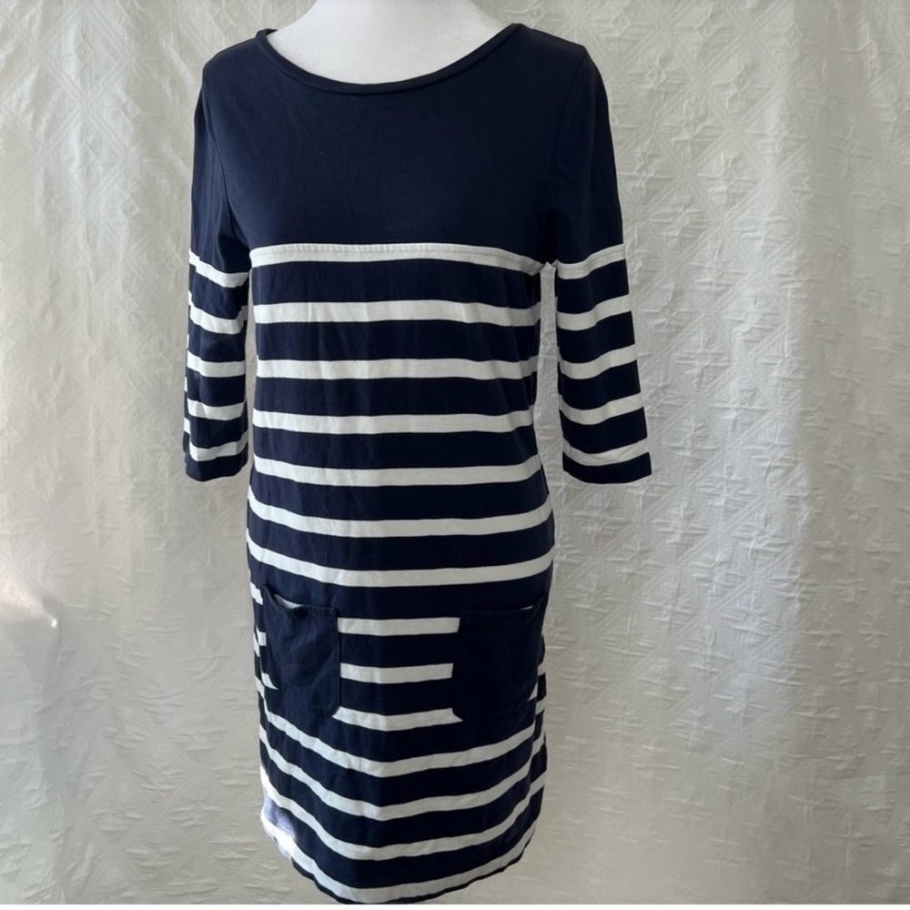Navy and white, boden tunic dress. Excellent condition.